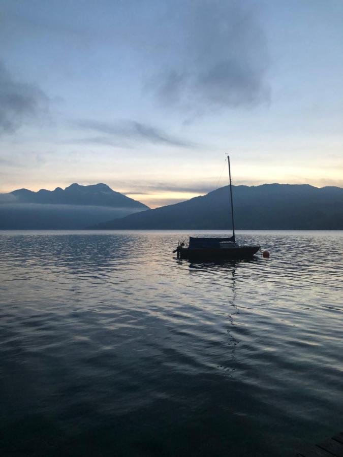 Fewo Atterseeperle - 80M2 Mit See- Und Gebirgsblick Steinbach am Attersee Ngoại thất bức ảnh