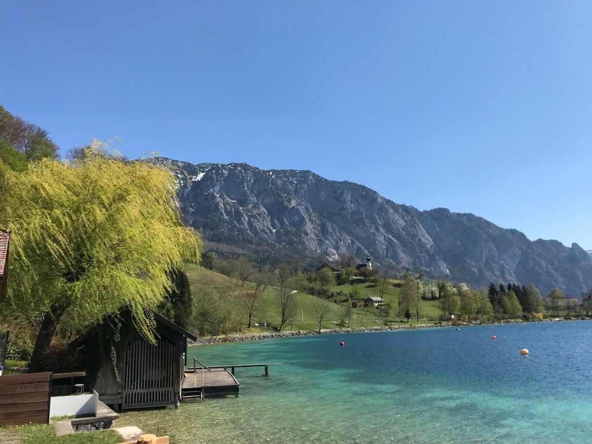 Fewo Atterseeperle - 80M2 Mit See- Und Gebirgsblick Steinbach am Attersee Ngoại thất bức ảnh
