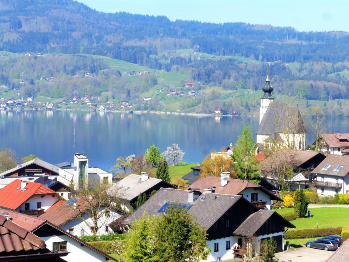Fewo Atterseeperle - 80M2 Mit See- Und Gebirgsblick Steinbach am Attersee Ngoại thất bức ảnh